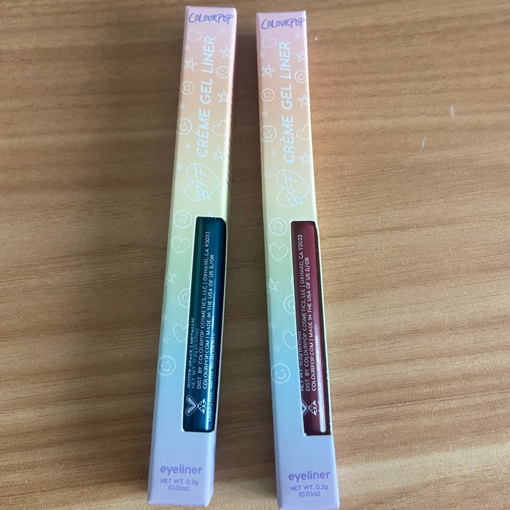 Colourpop Crème Gel Eyeliner Bundle NWT